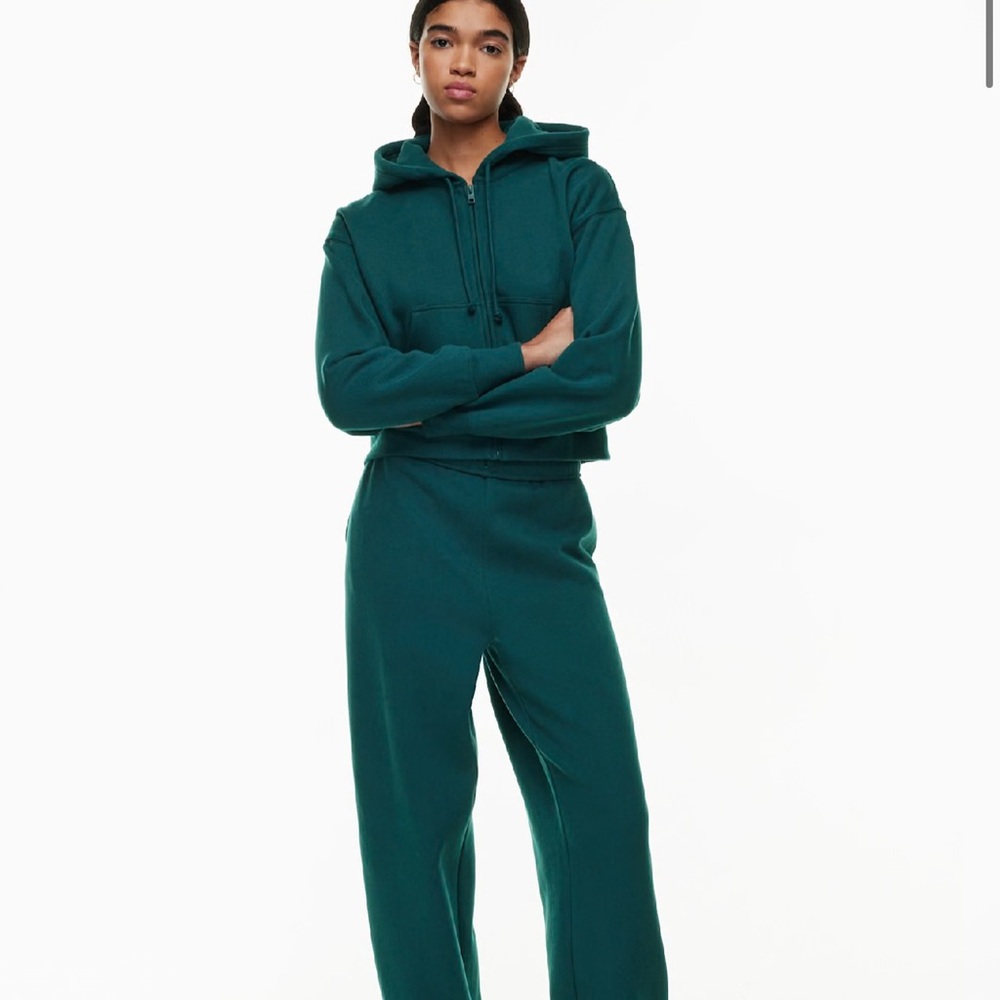 Aritzia TNA Cozy Sweatfleece Boyfriend Boxy Zip Hoodie